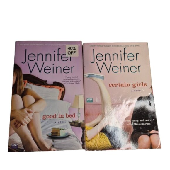 2 x Jennifer Weiner Books Good in Bed and Certain Girls - Picture 1 of 8